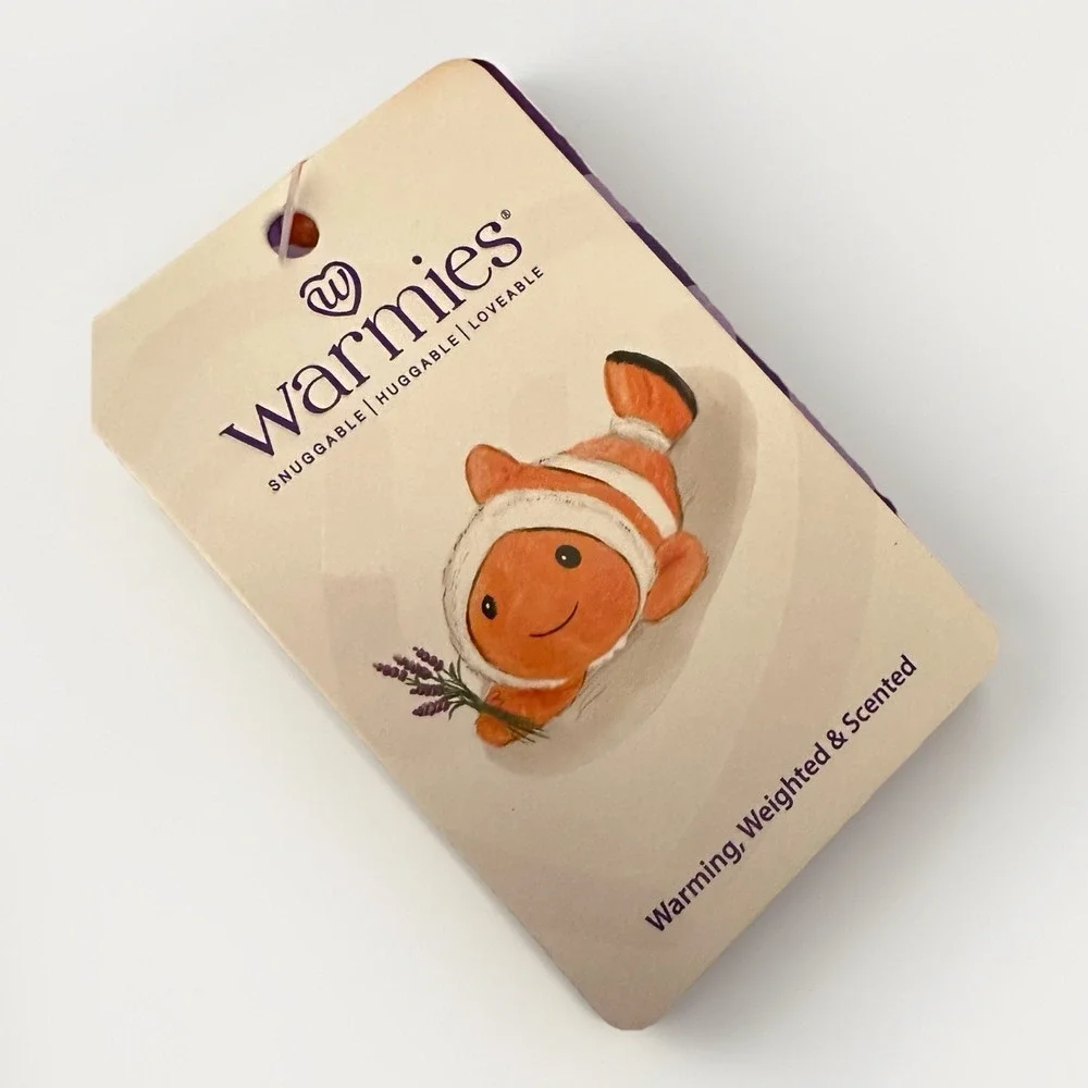 NEW Warmies Clownfish size 13